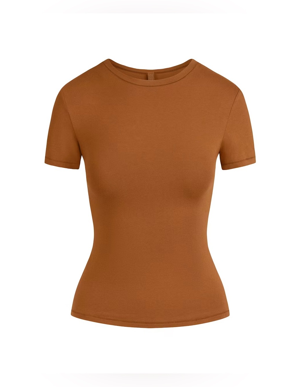 NWT SKIMS cotton jersey Tshirt• Color-chai• size - XS - Picture 3 of 9